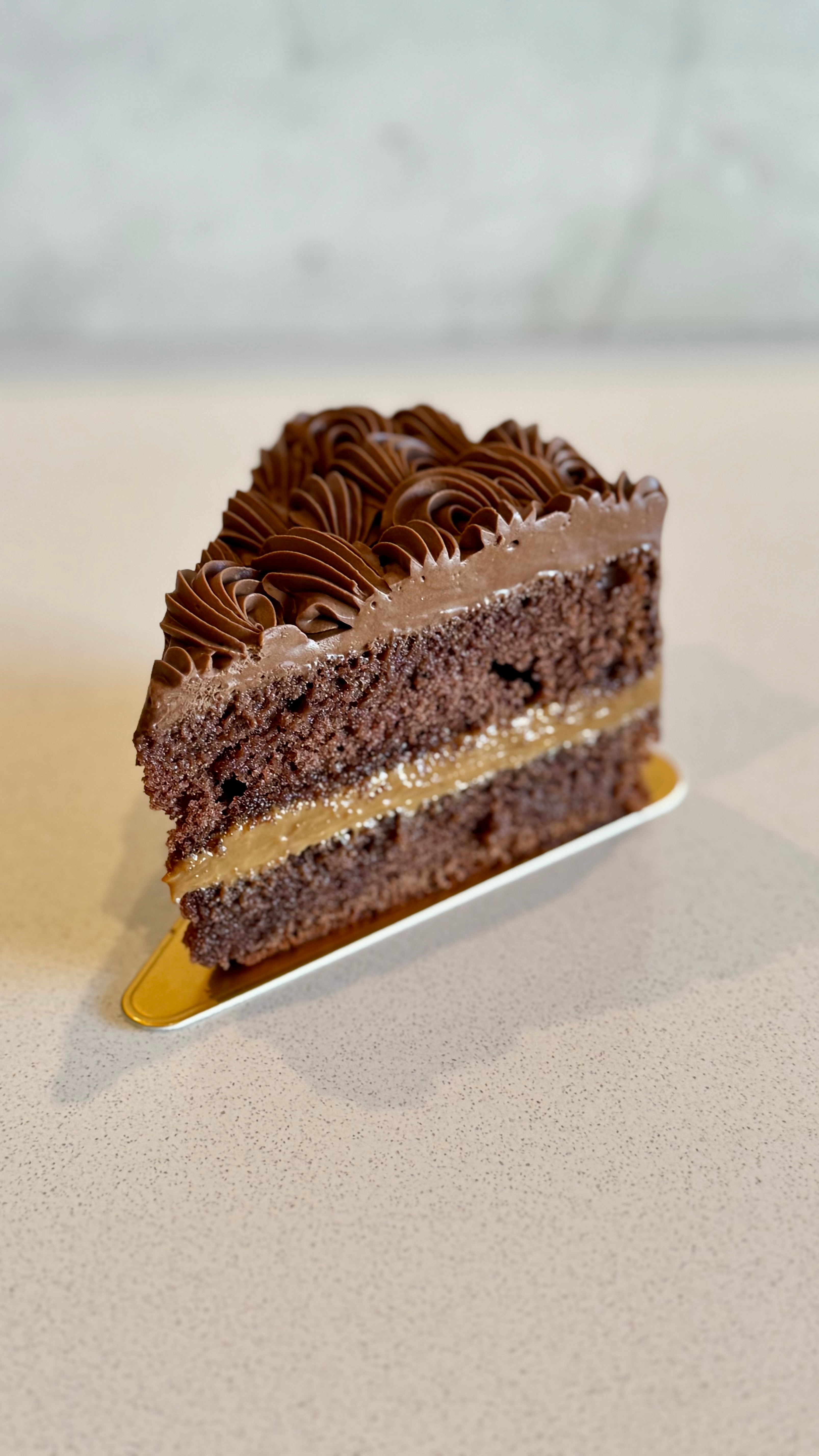 Dulce Caramel Cake Slice