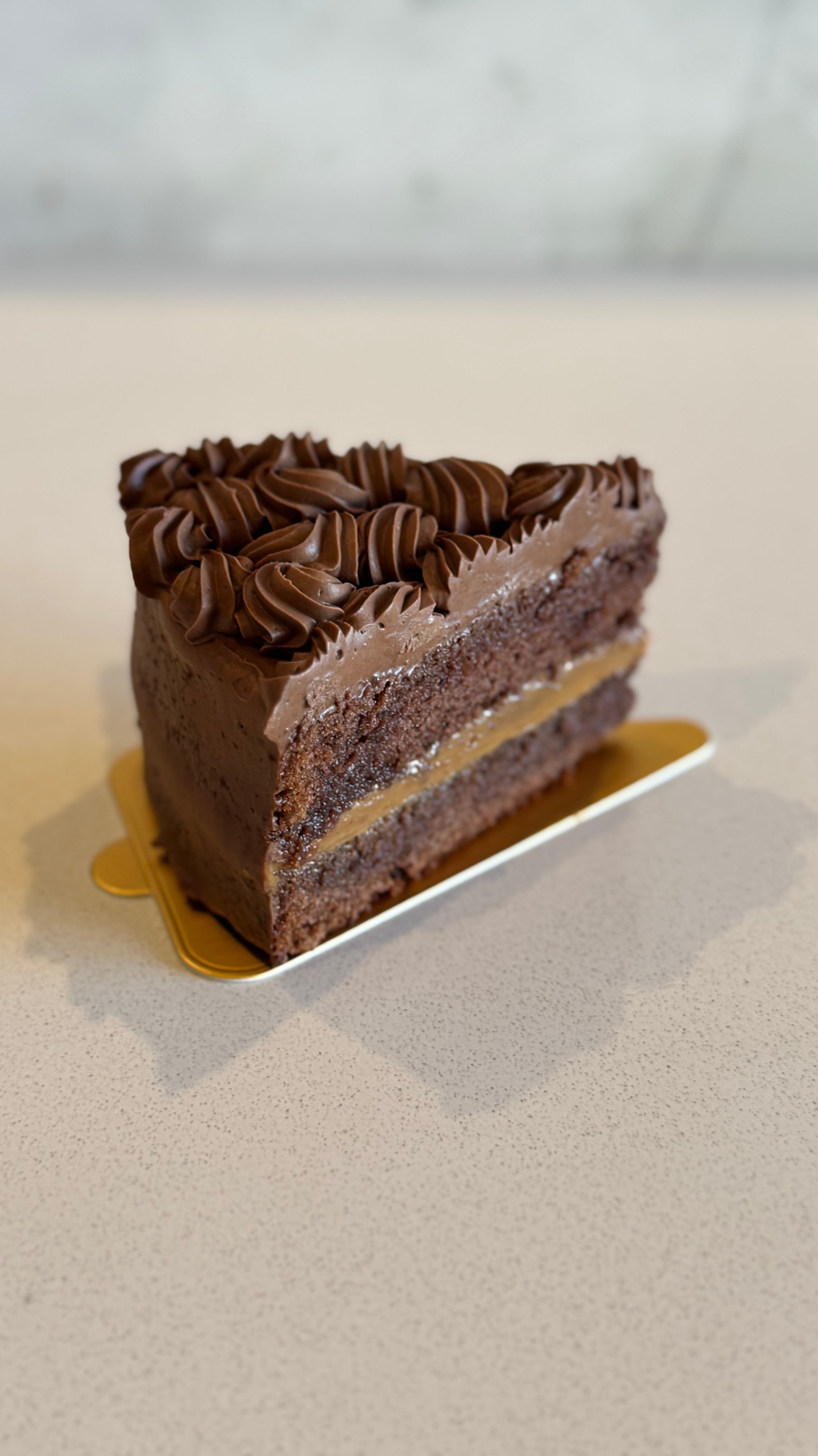 Dulce Caramel Cake Slice