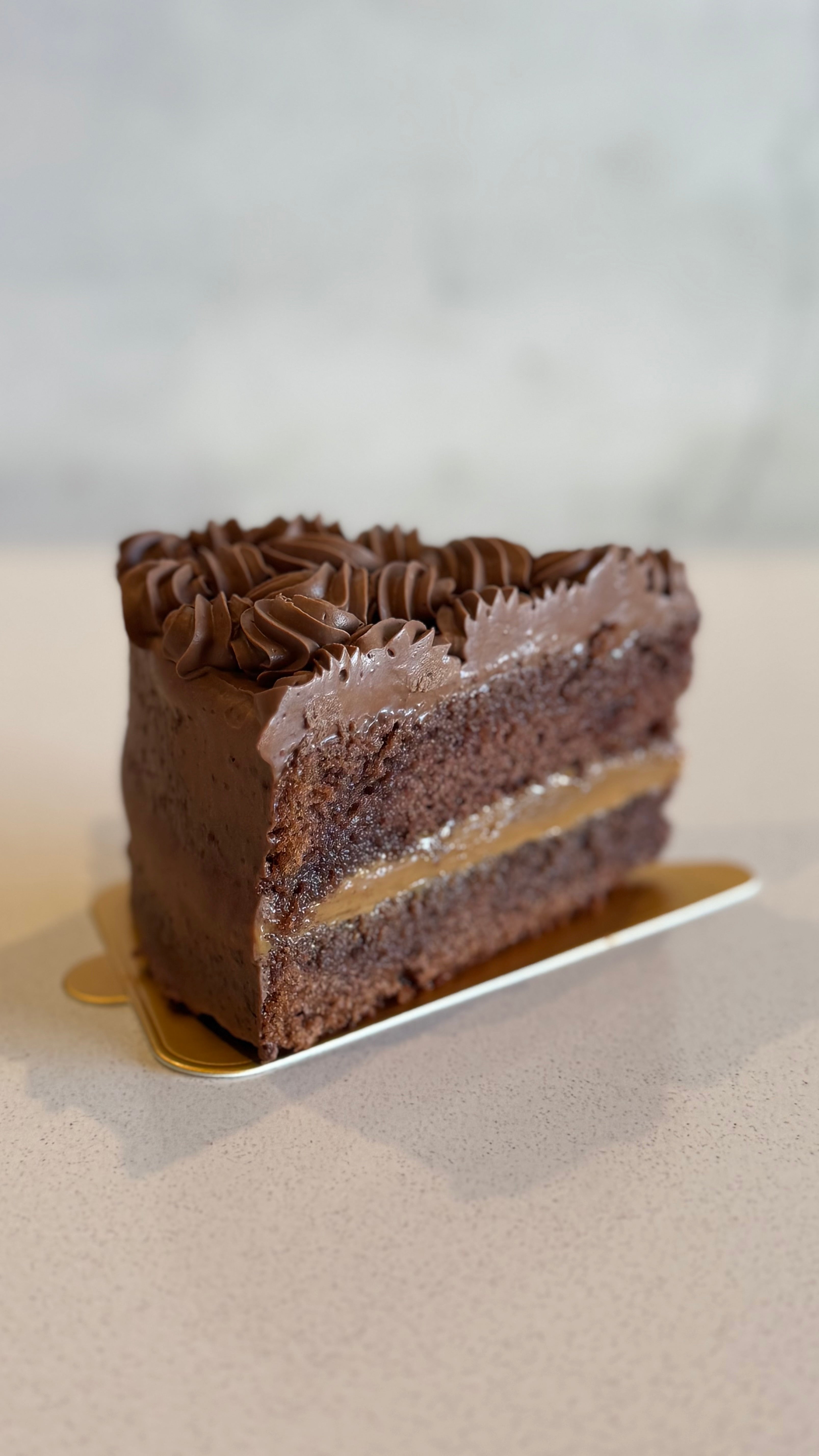 Dulce Caramel Cake Slice