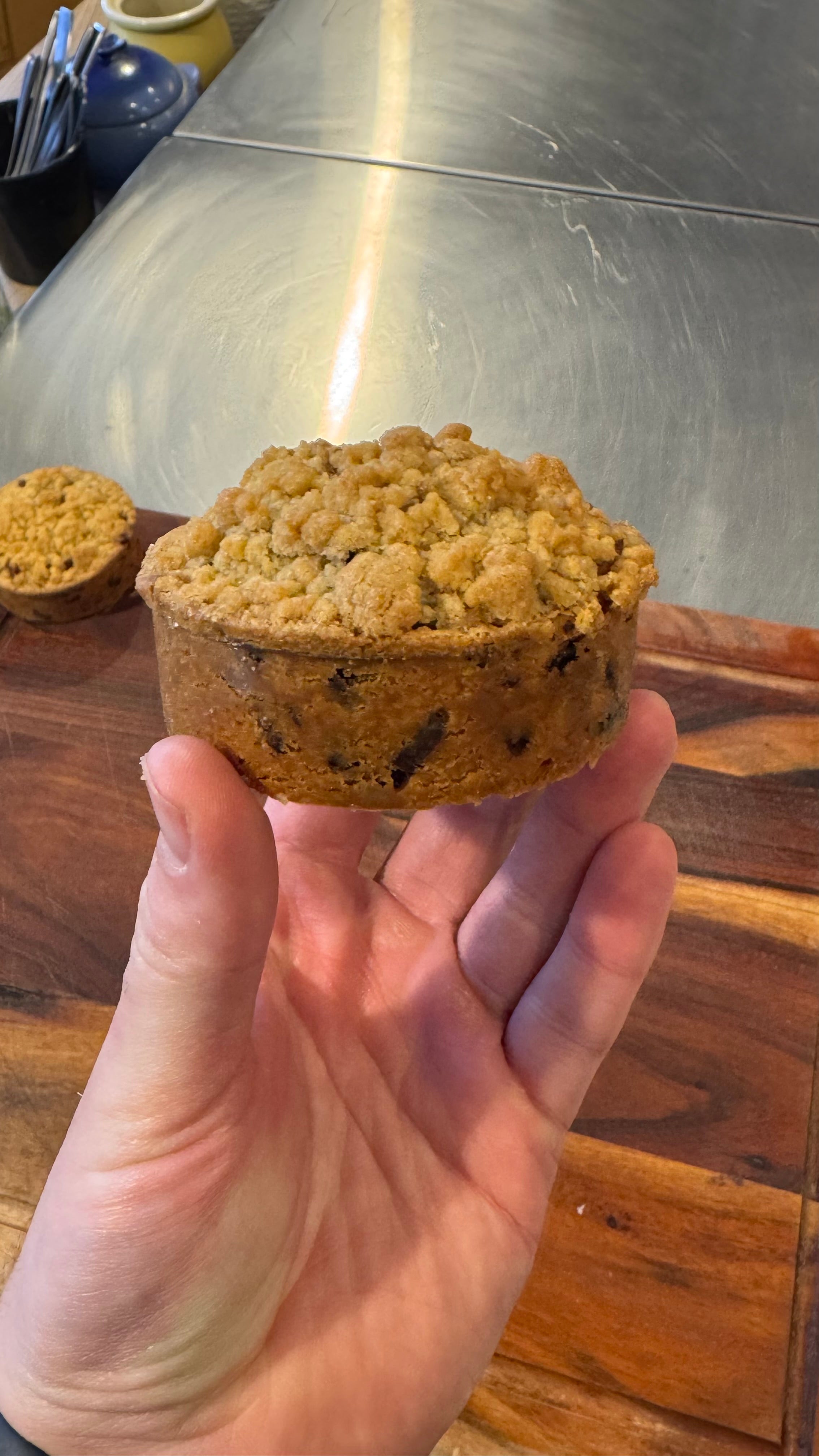Apple Crumble Cookie Tart