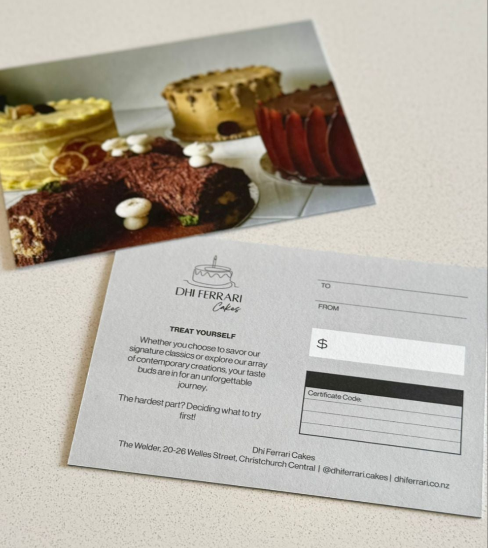Cake & Dessert Gift Card
