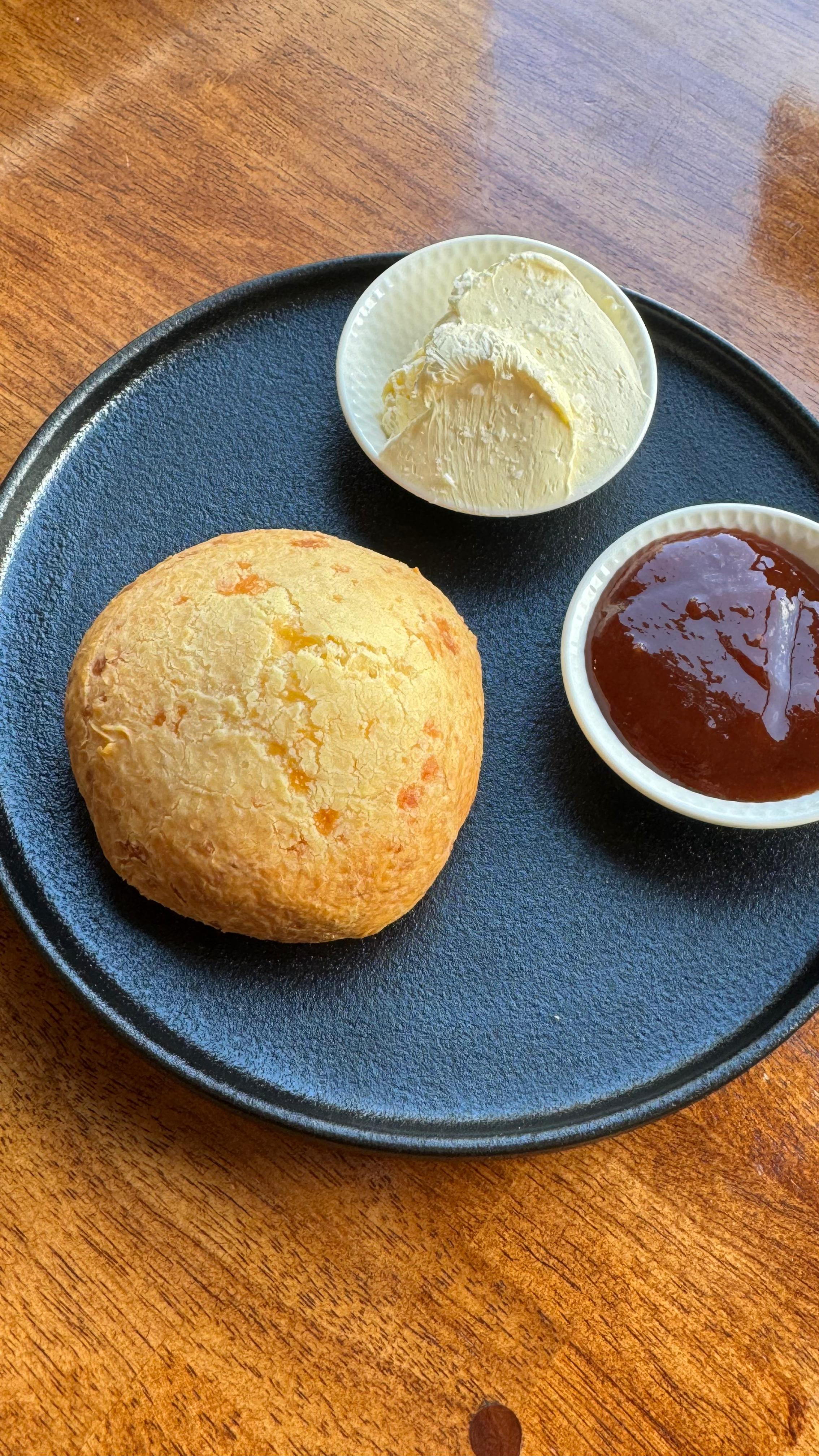 Warmed Brazilian Cheese Scone