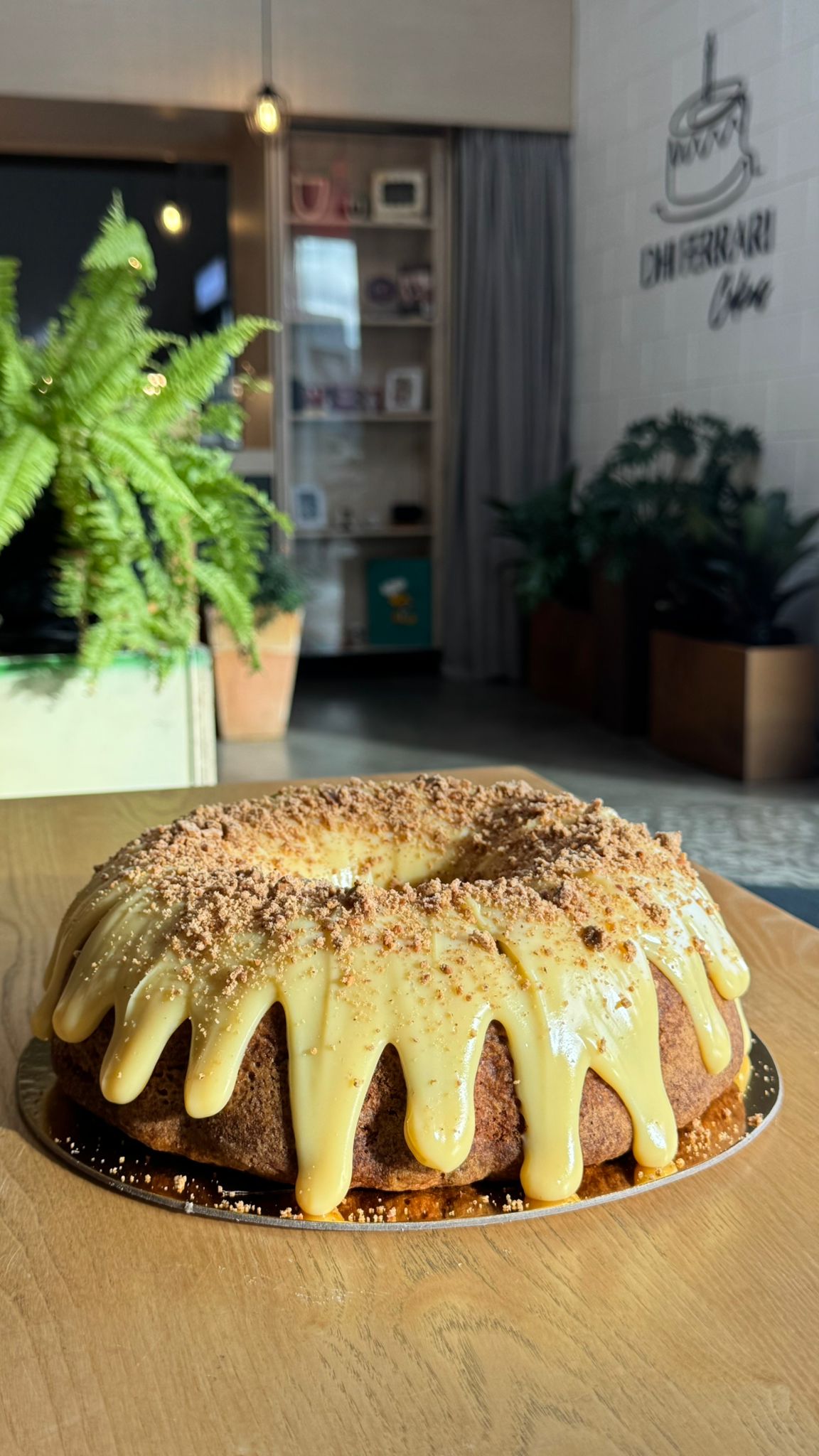 Pacoca peanut bundt cake, a Festa Junina dessert made in Christchurch