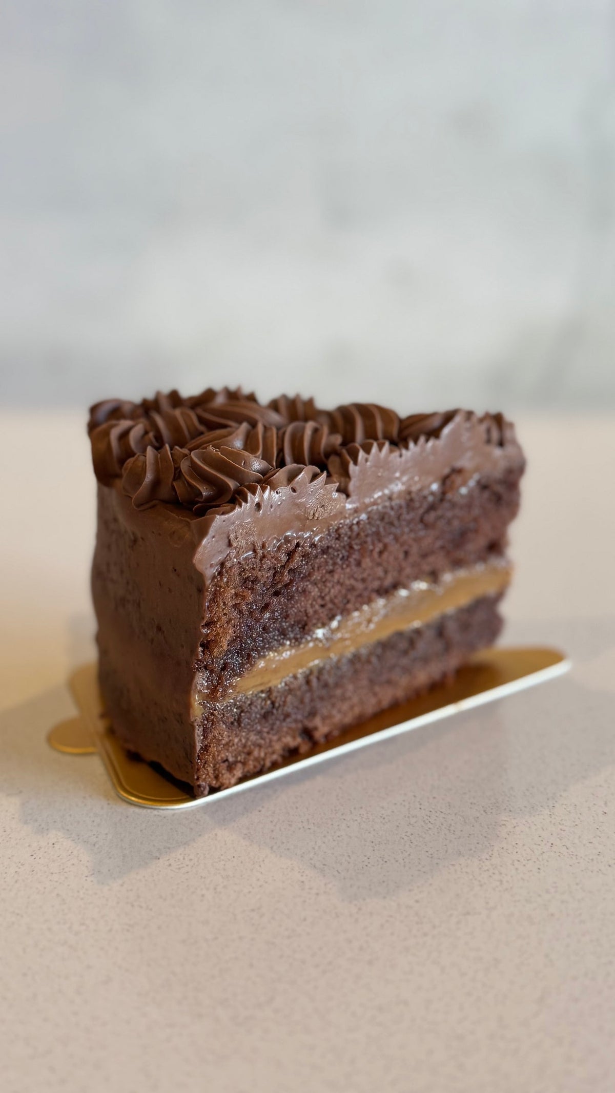 Dulce Caramel Cake Slice