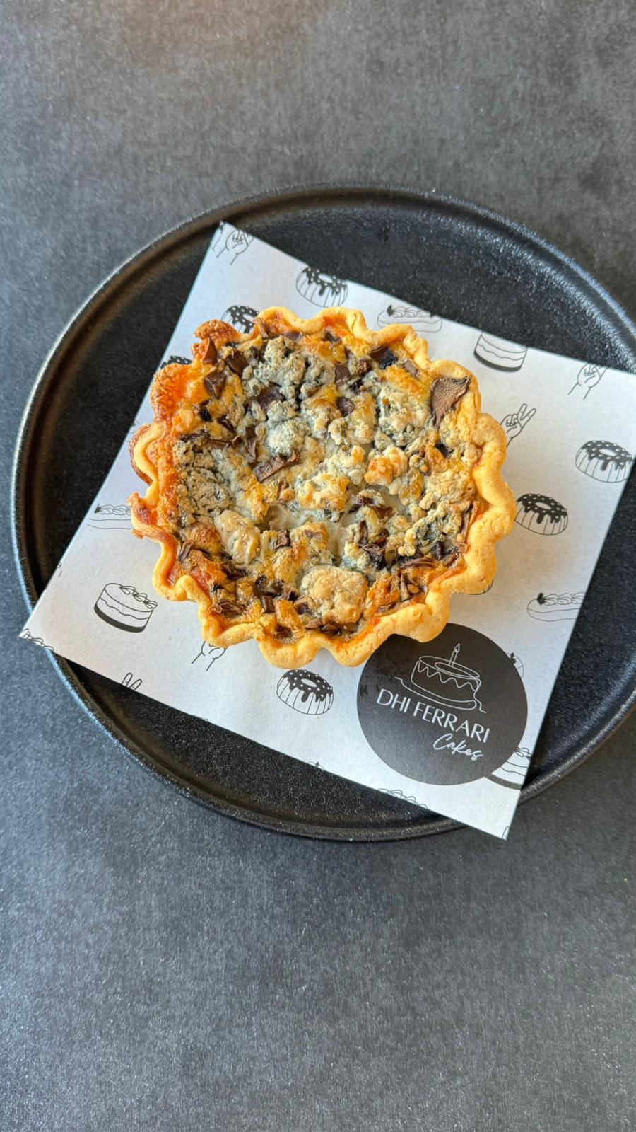 Mushroom & Blue Cheese Quiche