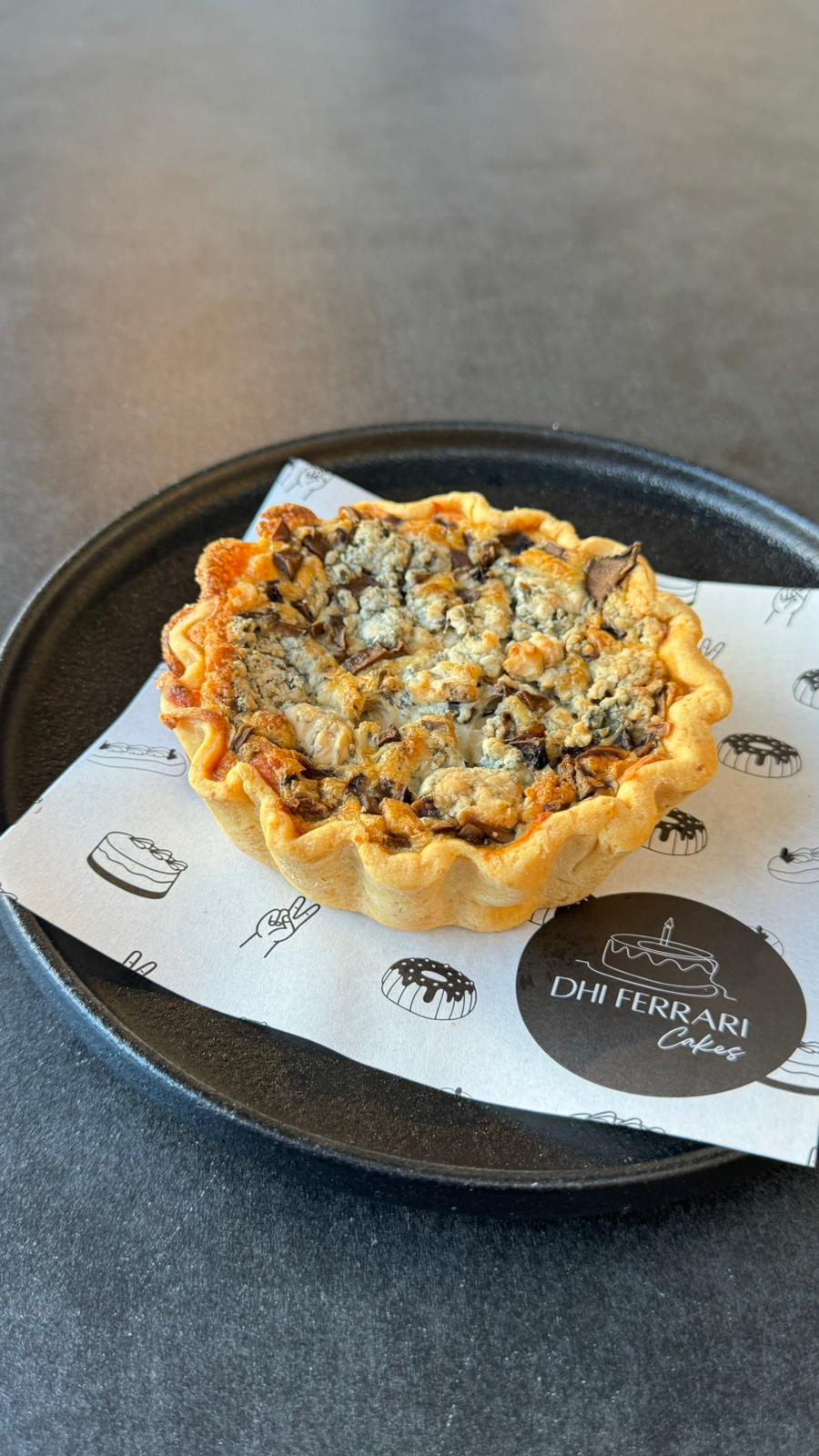 Mushroom & Blue Cheese Quiche