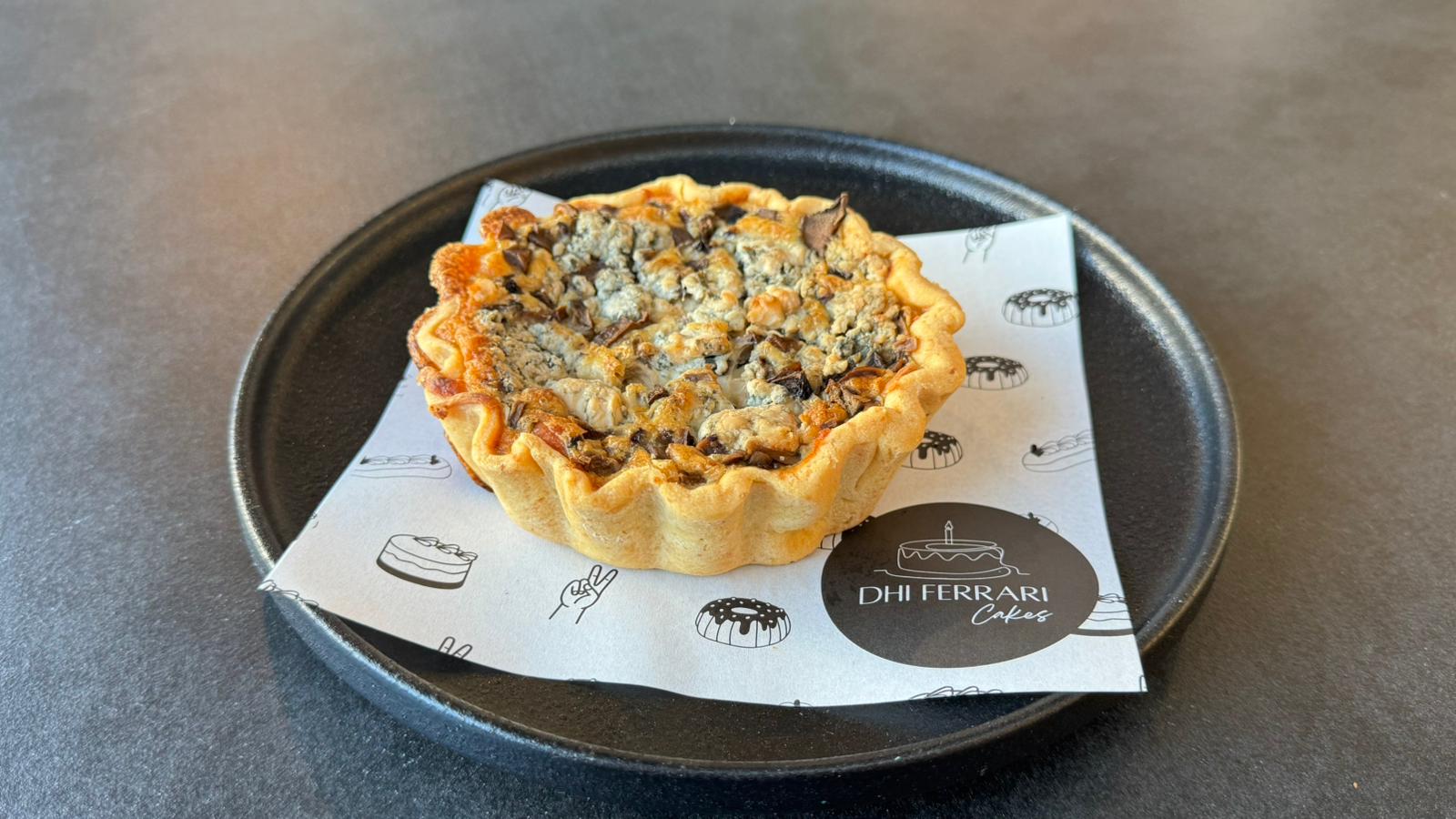 Mushroom & Blue Cheese Quiche