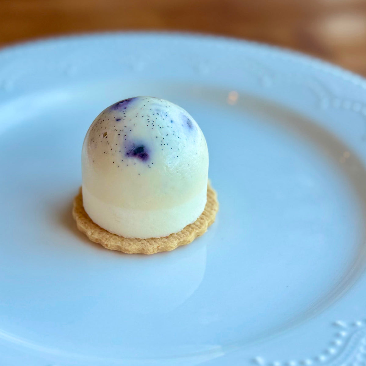 Blueberry Panna Cotta Petit Four