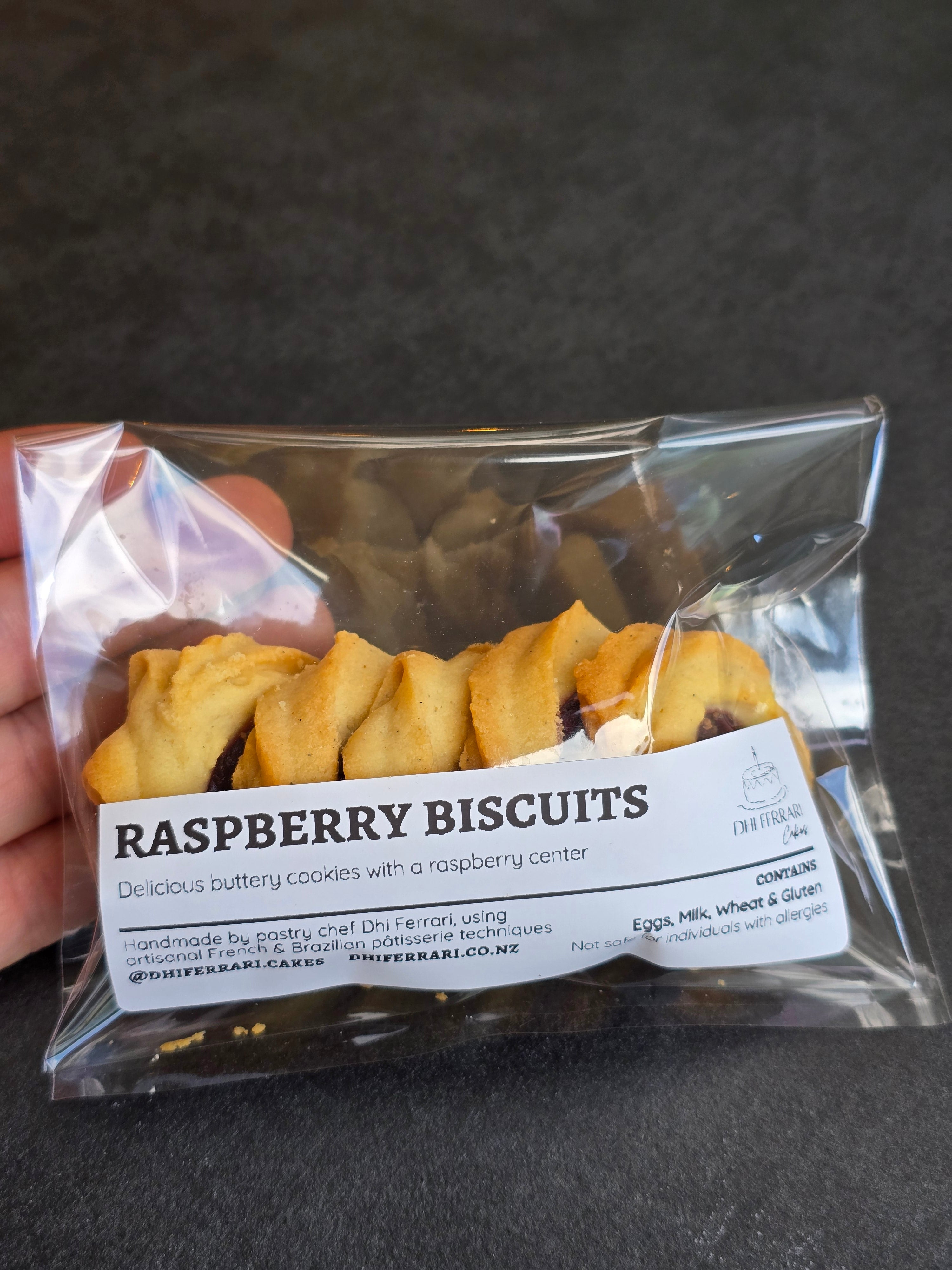 Raspberry Biscuits